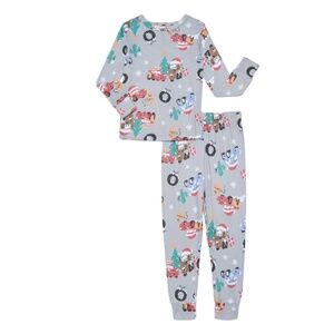 Disney Cars Toddler Boys 2 PC Christmas Pajama Set Size 5T NWT